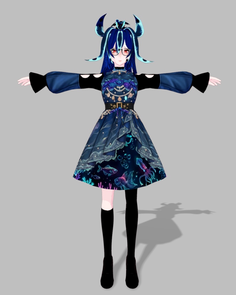 《深海から来たナゾの女の子?SEEYA(シーヤ)仮」》 ― オリジナルVtuber / 商用利用可 BGM付き!