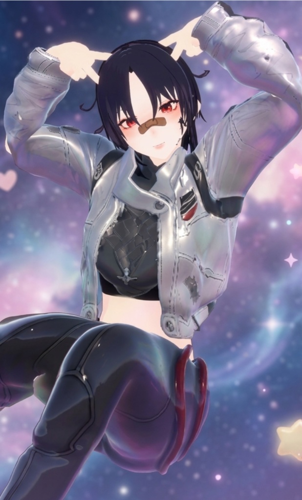 【VRChat対応】オリジナル3Dアバター『S-star』
