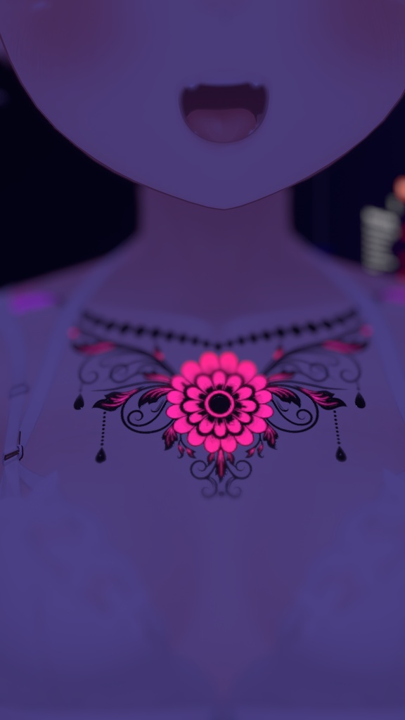 Petals of Light ( 光の花弁 )/ tattoo ( タトゥー ) / 4k Textures