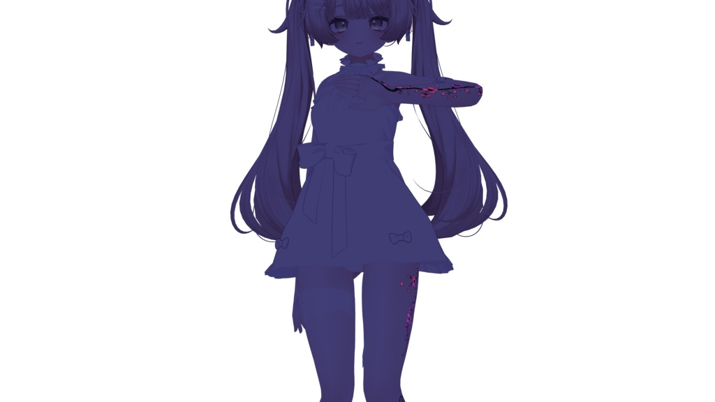 Night Sakura ( 夜桜 )/ tattoo ( タトゥー ) / 4k Textures