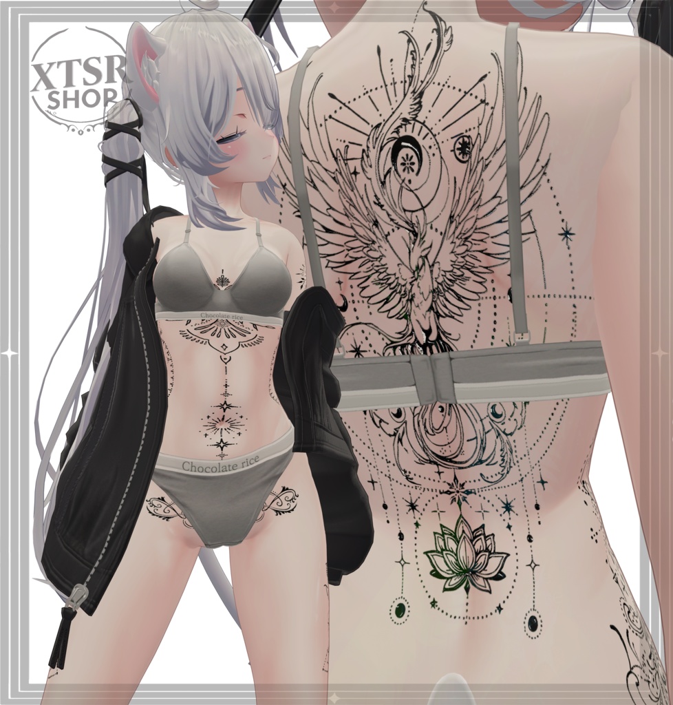 Echoes of the Divine ( 神聖の残響 )/ tattoo ( タトゥー ) / 4k Textures