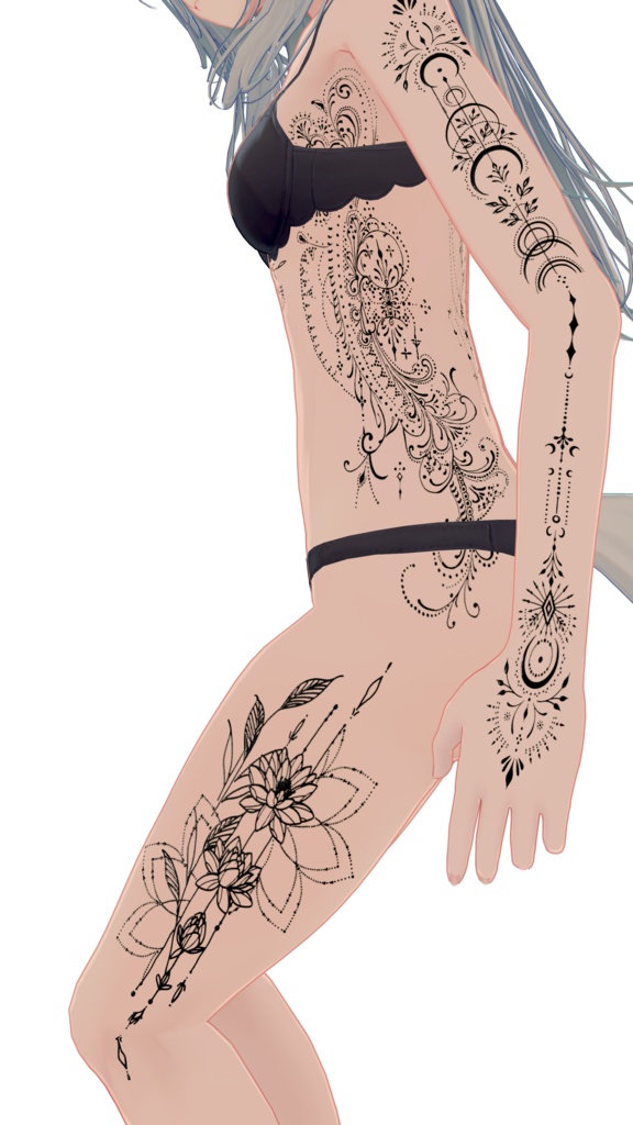 Echoes of the Divine ( 神聖の残響 )/ tattoo ( タトゥー ) / 4k Textures