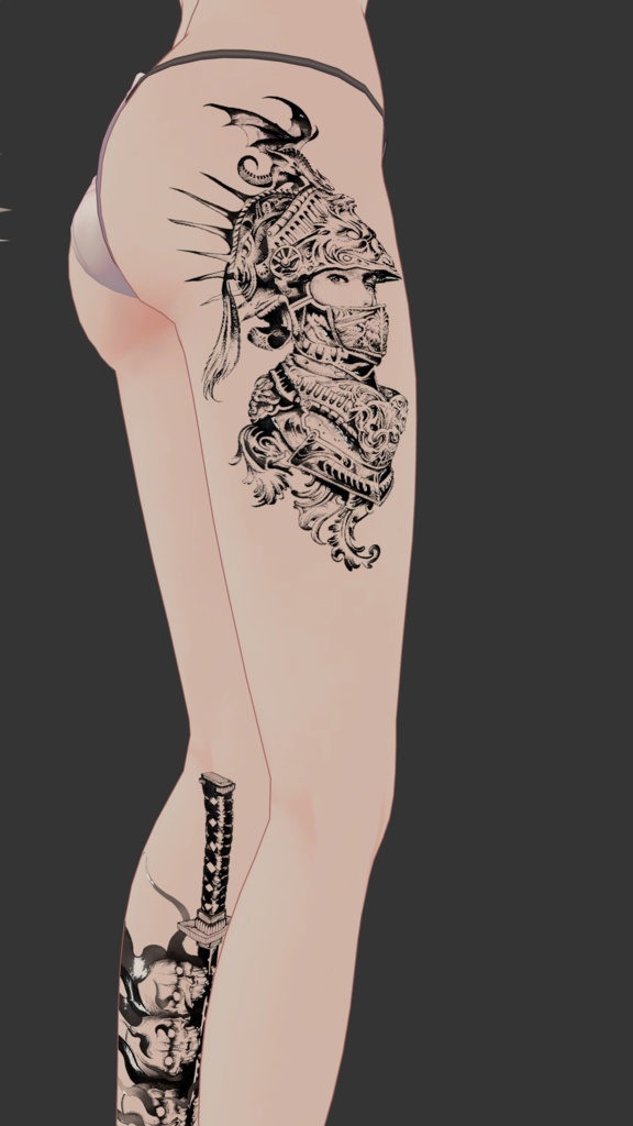 Last Sentinel ( 最後の番人 )/ tattoo ( タトゥー ) / 4k Textures