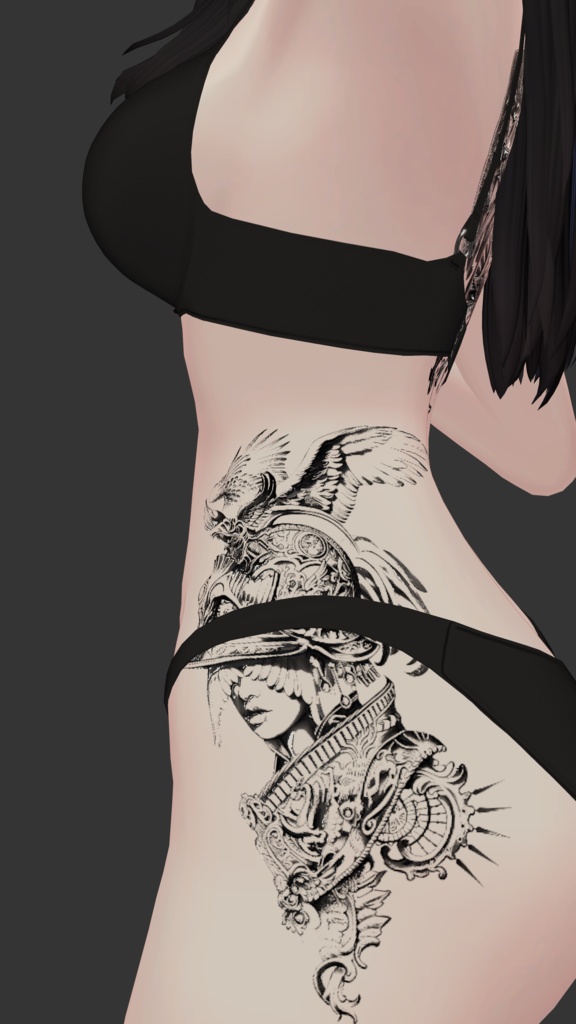 Last Sentinel ( 最後の番人 )/ tattoo ( タトゥー ) / 4k Textures