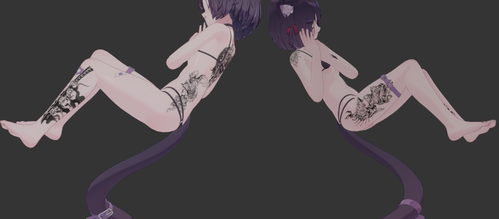 Last Sentinel ( 最後の番人 )/ tattoo ( タトゥー ) / 4k Textures