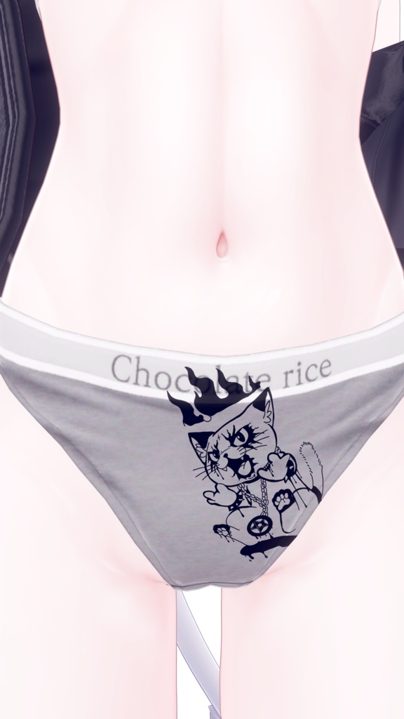 Rock Kitty ( ロックな猫 ) - Decal / tattoo ( タトゥー ) / 8k Texture