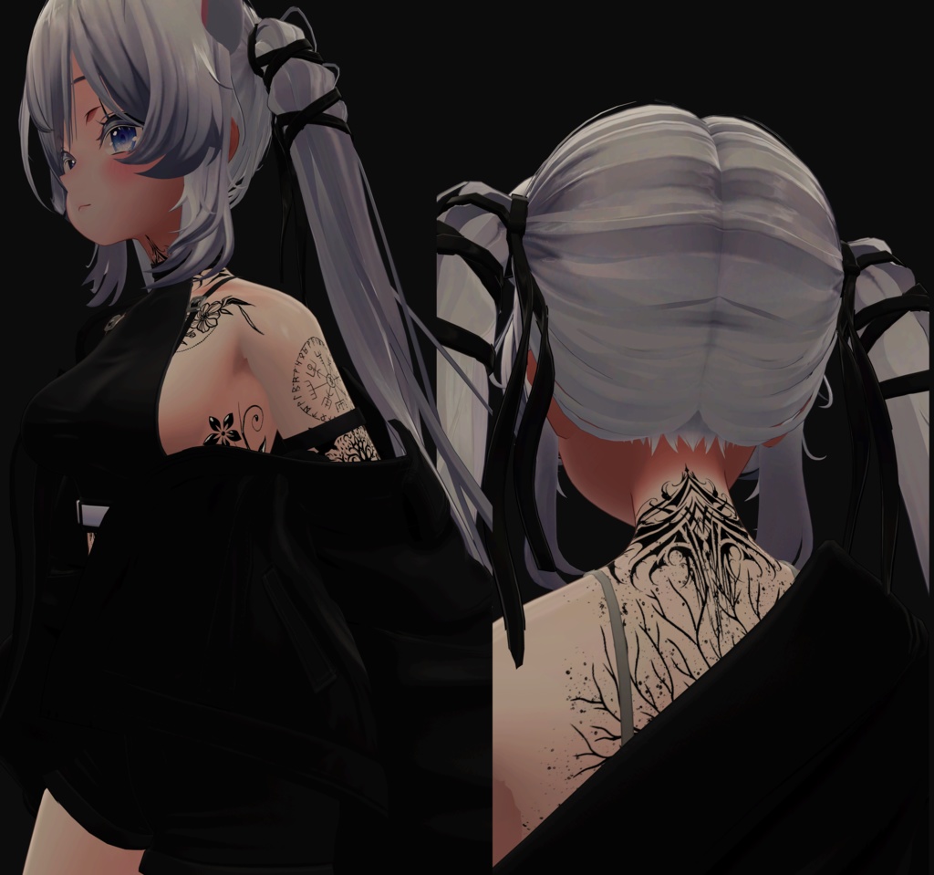 Tree of the Veil ( 帳の樹 )/ tattoo ( タトゥー ) / 4k Textures