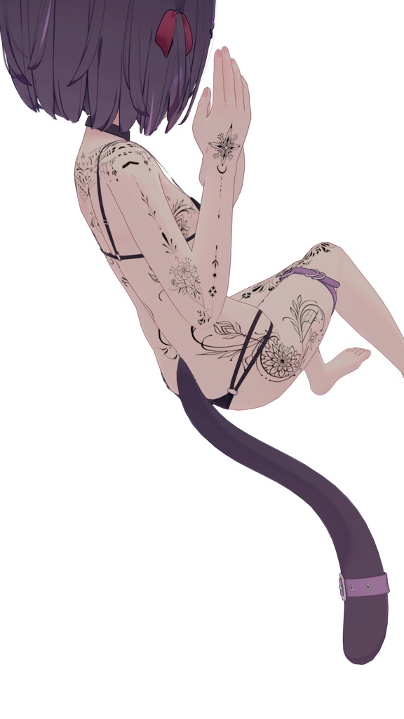 Ornamental Spine ( 装飾の背骨 )/ tattoo ( タトゥー ) / 4k Textures