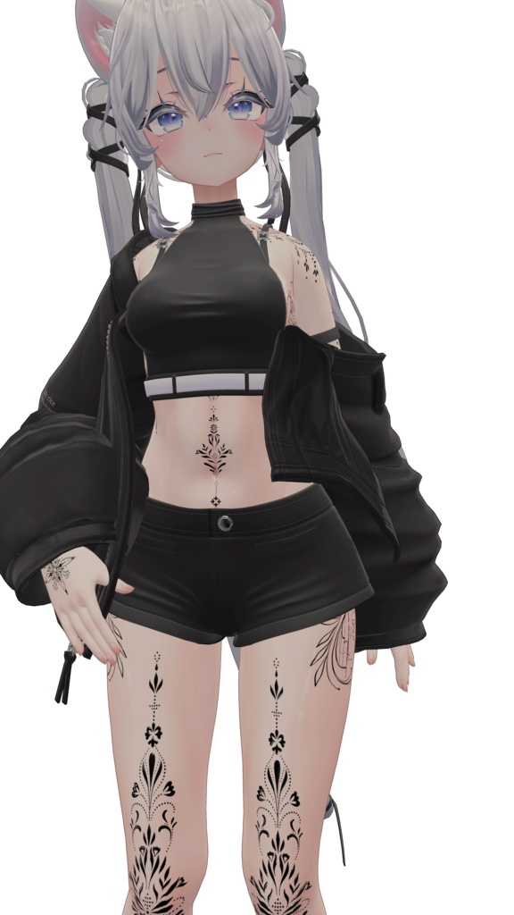 Ornamental Spine ( 装飾の背骨 )/ tattoo ( タトゥー ) / 4k Textures