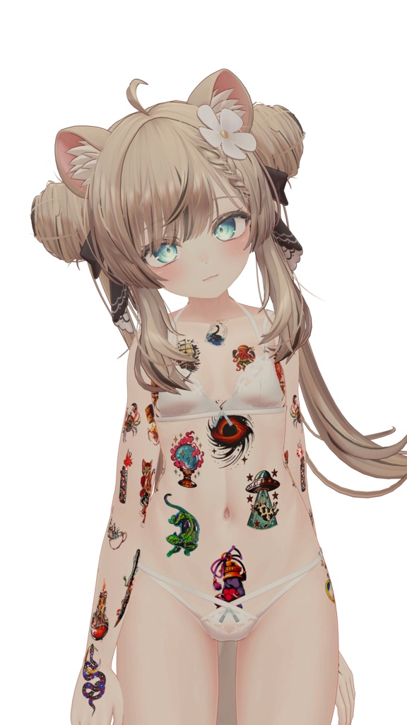 OldSchool Stickers Tattoo I ( オールドスクール・ステッカー・タトゥー I )/ tattoo ( タトゥー ) / 4k Textures