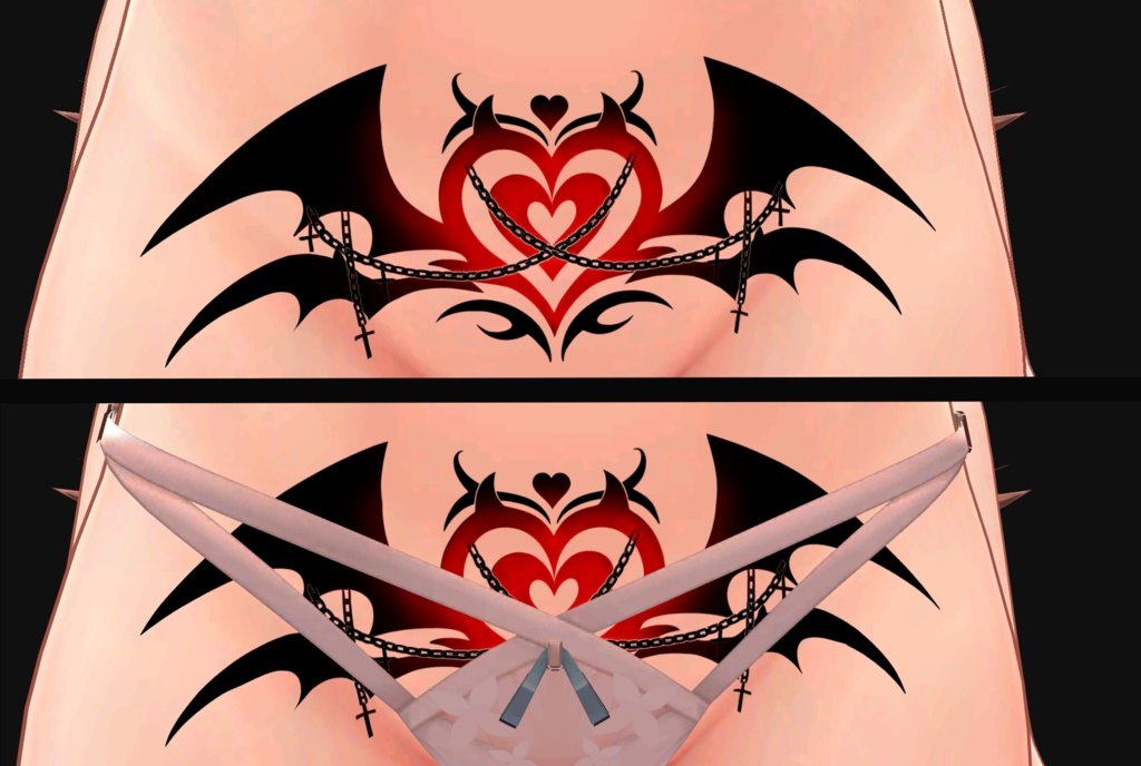 Succubus Pack ( サキュバス・パック ) - Decal / tattoo ( タトゥー ) / 4k Texture