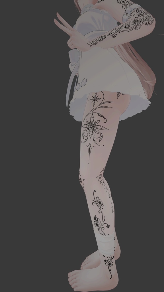 Astral Grace Tattoo ( アストラル・グレース・タトゥー )/ tattoo ( タトゥー ) / 4k Textures