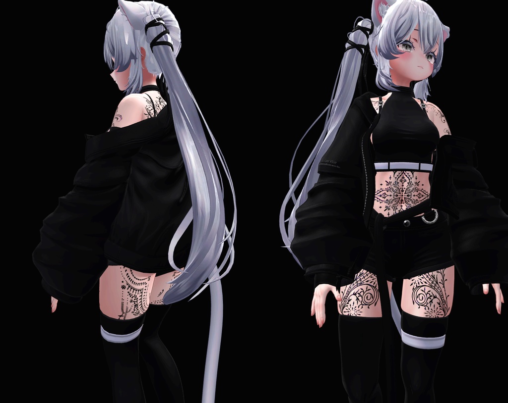 Ornamental Flow/ tattoo ( タトゥー ) / 4k Textures