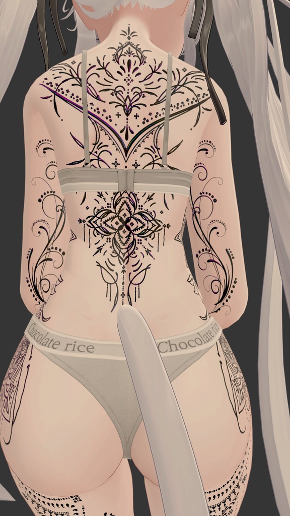 Ornamental Flow/ tattoo ( タトゥー ) / 4k Textures