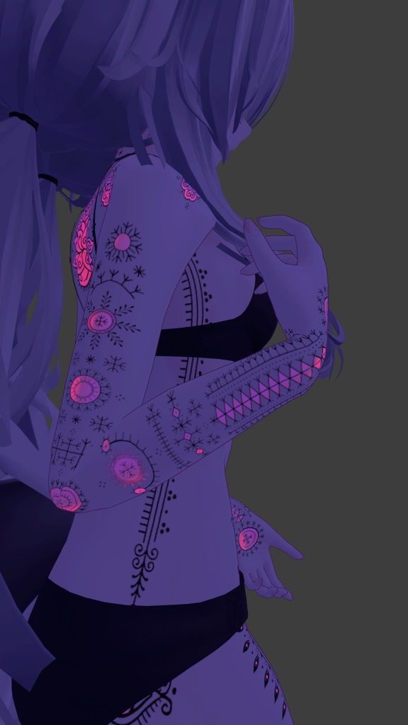 Thorn Garden ( 棘の庭 )/ tattoo ( タトゥー ) / 4k Textures