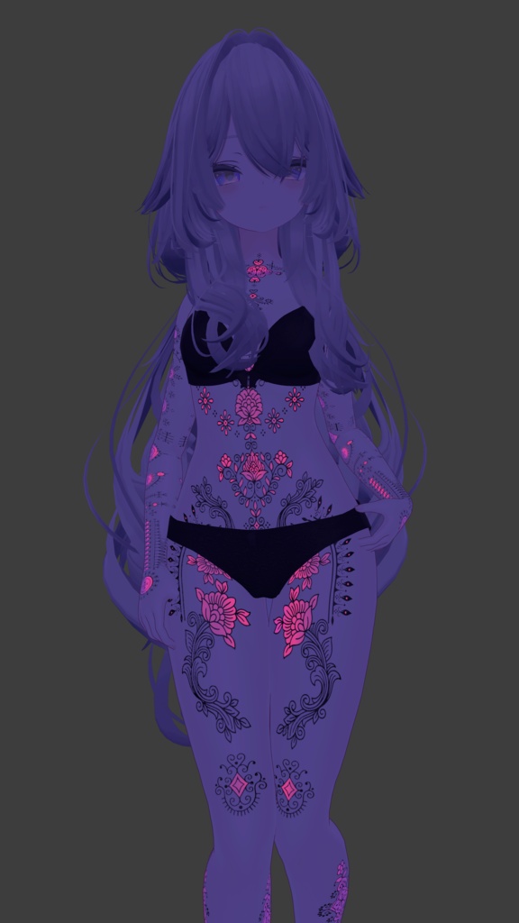 Thorn Garden ( 棘の庭 )/ tattoo ( タトゥー ) / 4k Textures