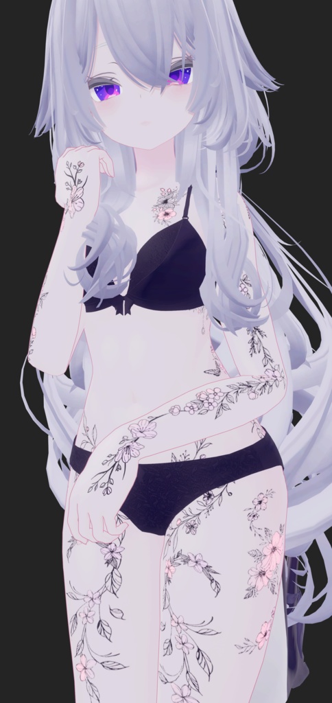 『50% OFF 』 – 48 Hour Launch Sale! Blooming Wings ( 花咲く翼 )/ tattoo ( タトゥー )