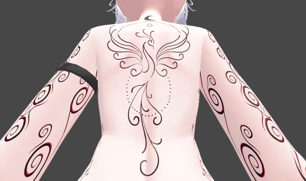 Heartflow Ornament ( 心流装飾 )/ tattoo ( タトゥー )