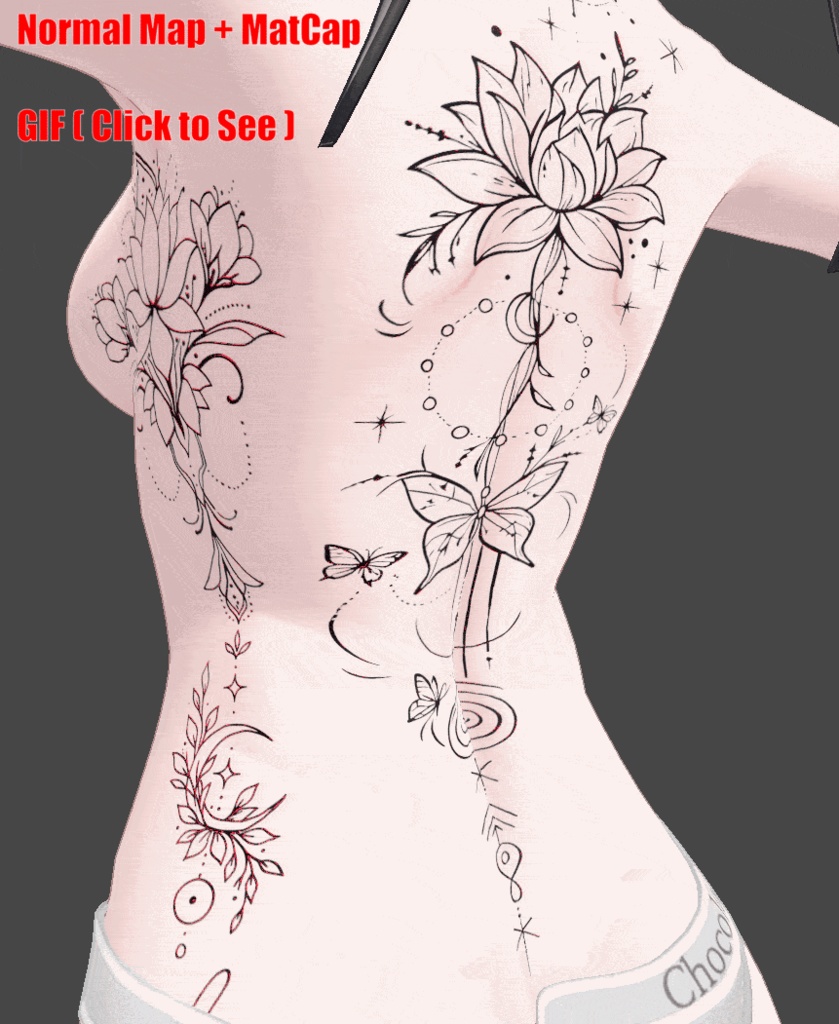 『50% OFF 』 Floral Soul Tattoos ( 花魂タトゥー )