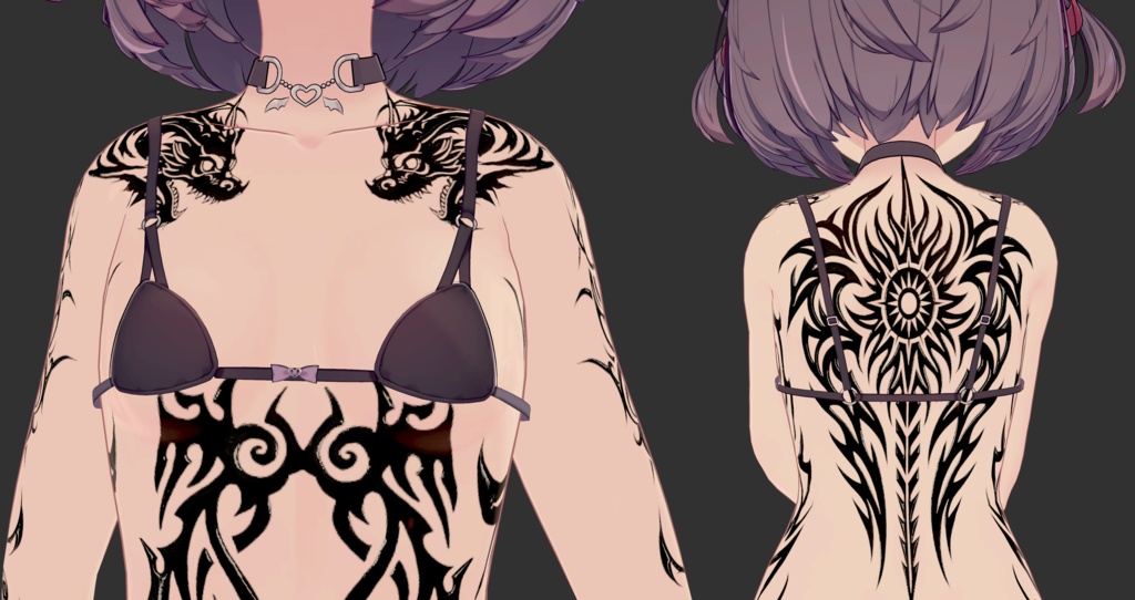 Abyss Tribal Ink ( 深淵の部族紋 )/ tattoo ( タトゥー )
