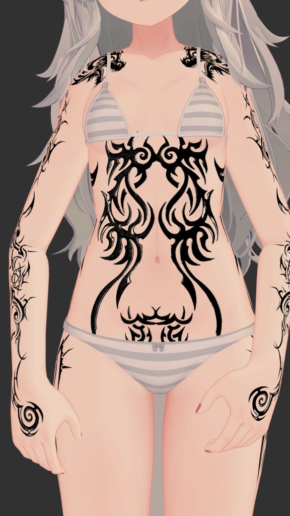 Abyss Tribal Ink ( 深淵の部族紋 )/ tattoo ( タトゥー )