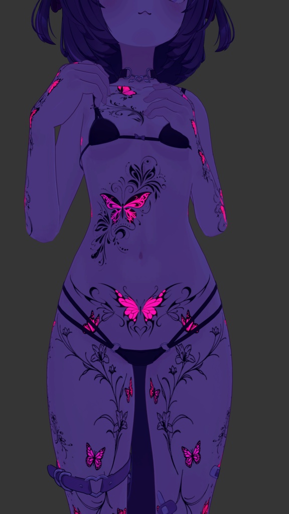 Mystic Butterfly Garden ( 神秘の蝶の庭 )/ tattoo ( タトゥー )