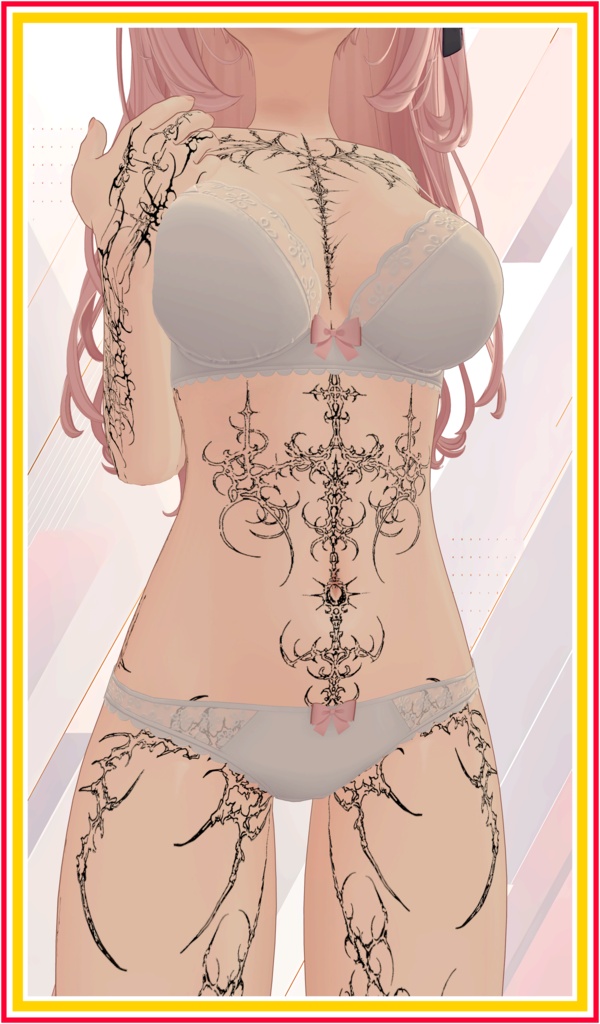 Cyber Sigilism Thornwork ( サイバーシジリズム・ソーンワーク )/ tattoo ( タトゥー )