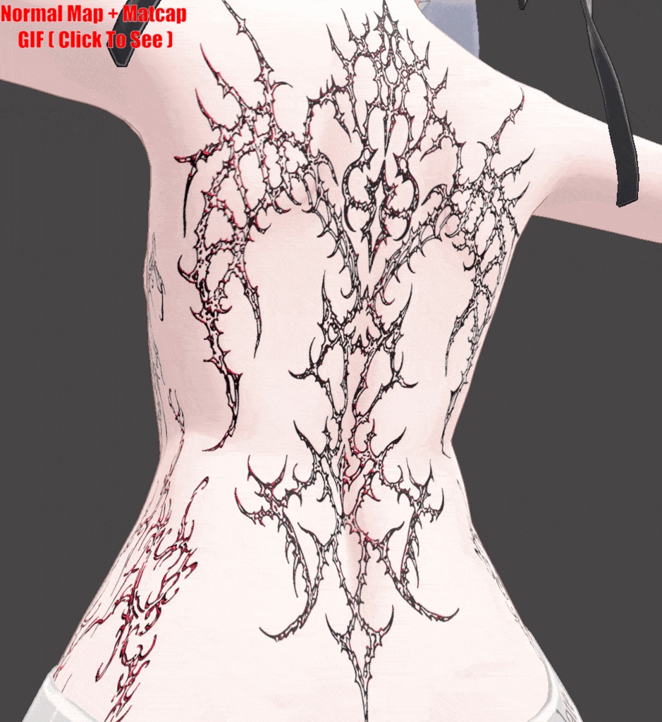 Cyber Sigilism Thornwork ( サイバーシジリズム・ソーンワーク )/ tattoo ( タトゥー )