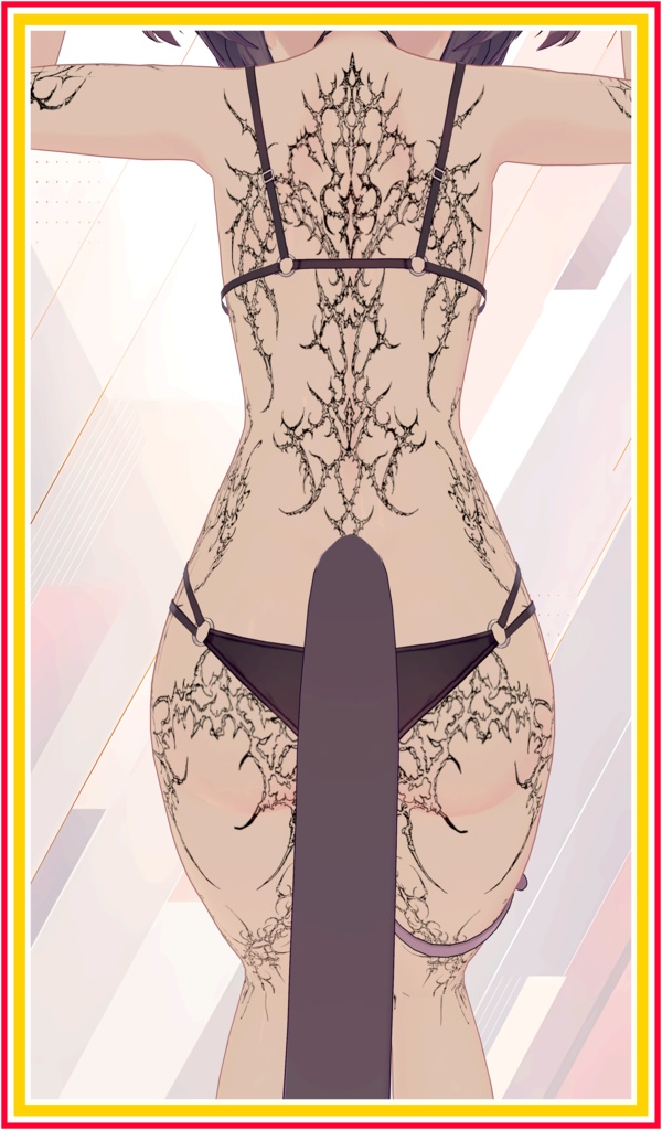 Cyber Sigilism Thornwork ( サイバーシジリズム・ソーンワーク )/ tattoo ( タトゥー )