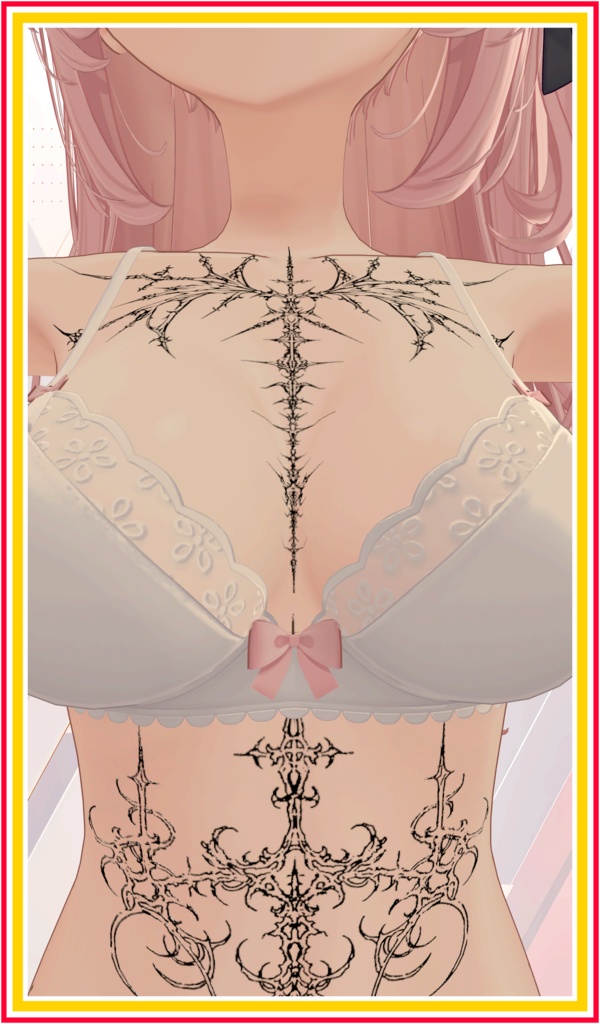 Cyber Sigilism Thornwork ( サイバーシジリズム・ソーンワーク )/ tattoo ( タトゥー )