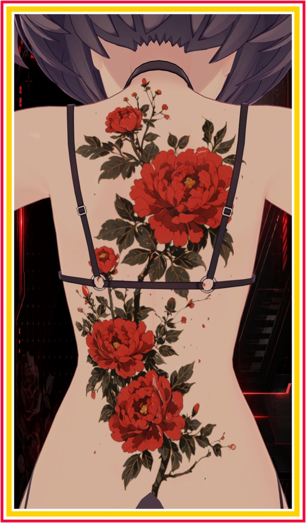 Scarlet Petal Reverie ( 緋色の花夢想 )/ tattoo ( タトゥー )