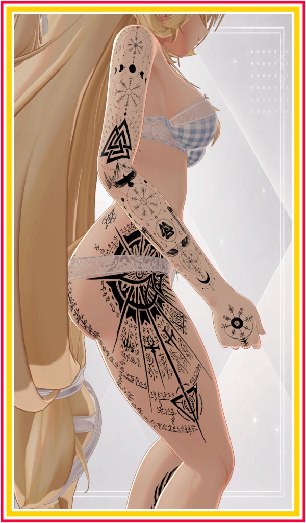 『50% OFF 』 Celestial Valkyrie ( 天空のワルキューレ )/ tattoo ( タトゥー )