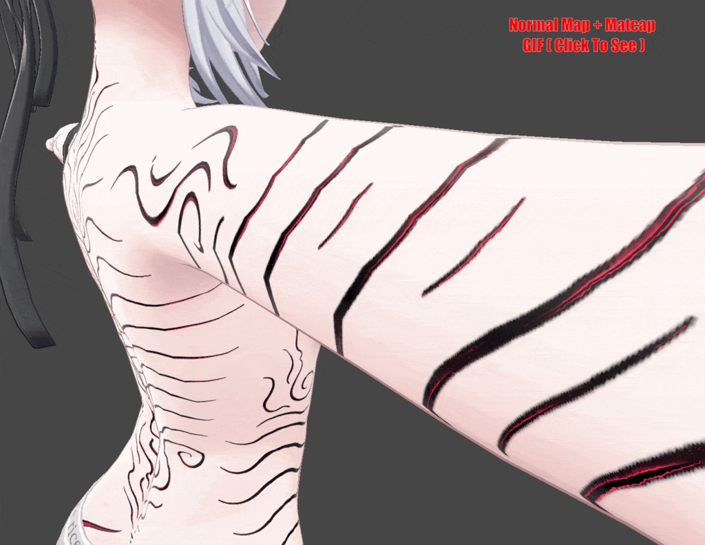 Glowing Floral Bloom ( 発光フローラルブルーム )/ tattoo ( タトゥー )