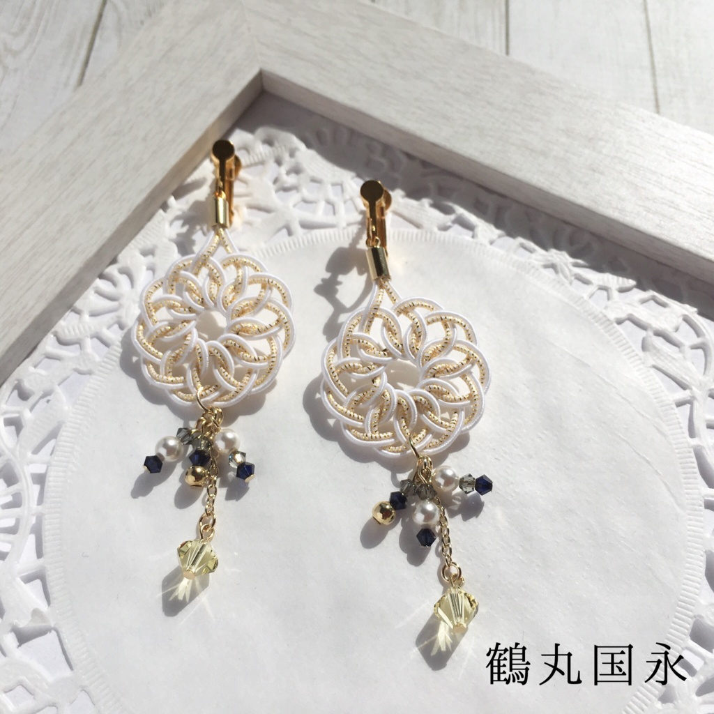 伊達組の運命の輪耳飾り