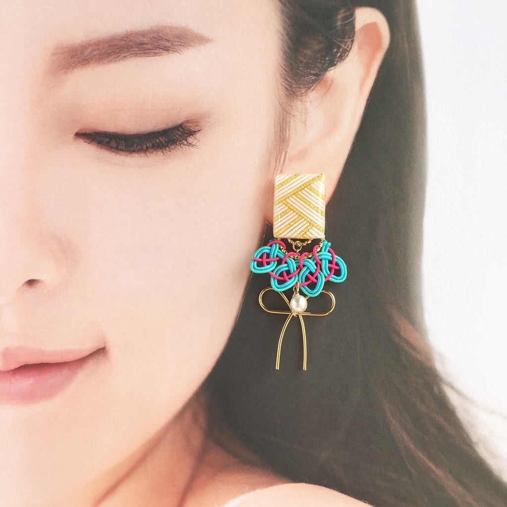 【巴形薙刀・静形薙刀】4wayイヤリング