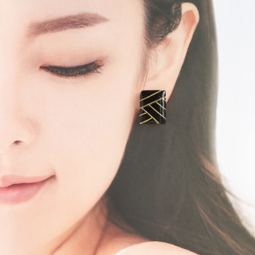 【巴形薙刀・静形薙刀】4wayイヤリング