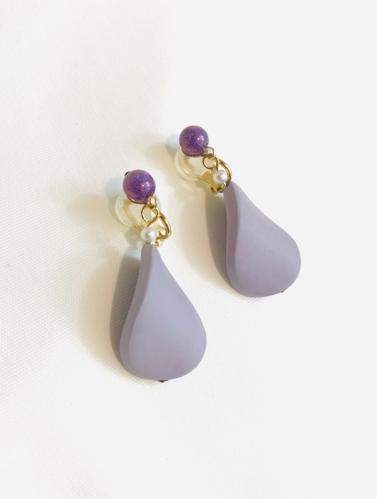 【東堂イメージ】花びらイヤリング