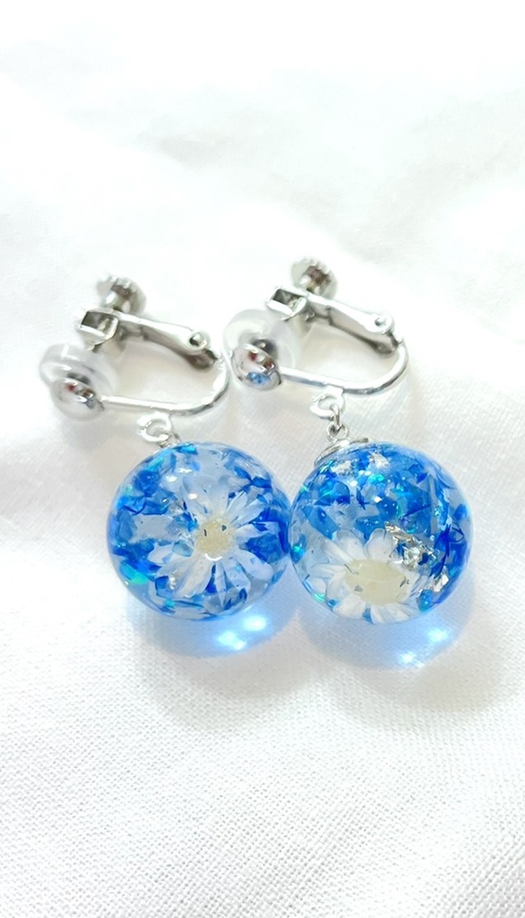 真波イメージウォータードームイヤリング