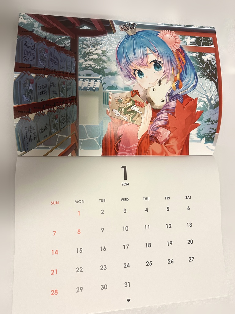 2024年水城あくあオリジナルカレンダー