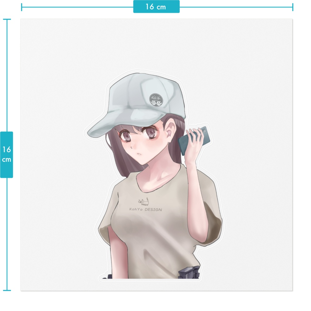 唯ちゃんステッカー