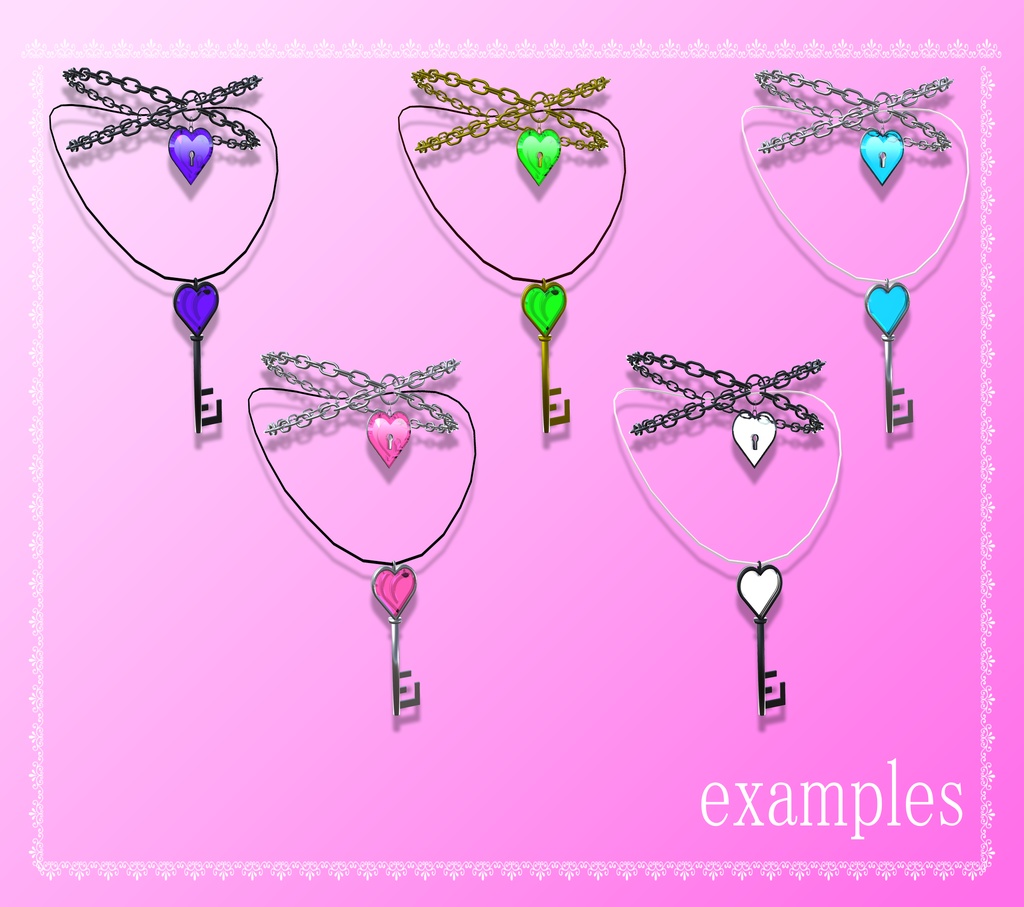 【全4種】CHOKER&NECKLACE♥♠♣♦