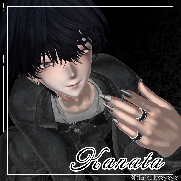 【MA設定済み】ネイルピアス-Punch ver.M-【5アバター対応】