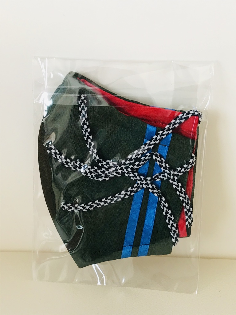 黒曜制服風マスク平ゴム(女性Mサイズ)