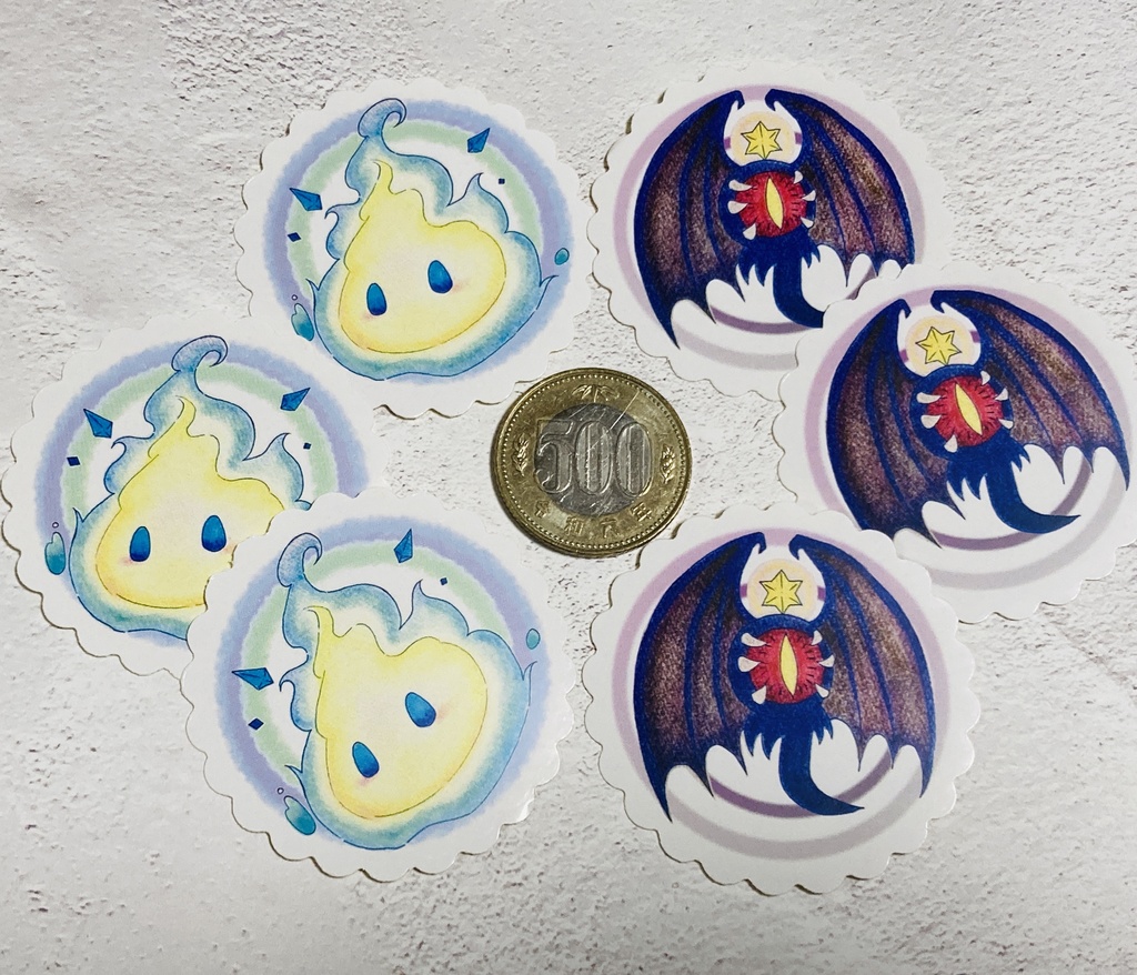 精霊シール(光闇)6枚入