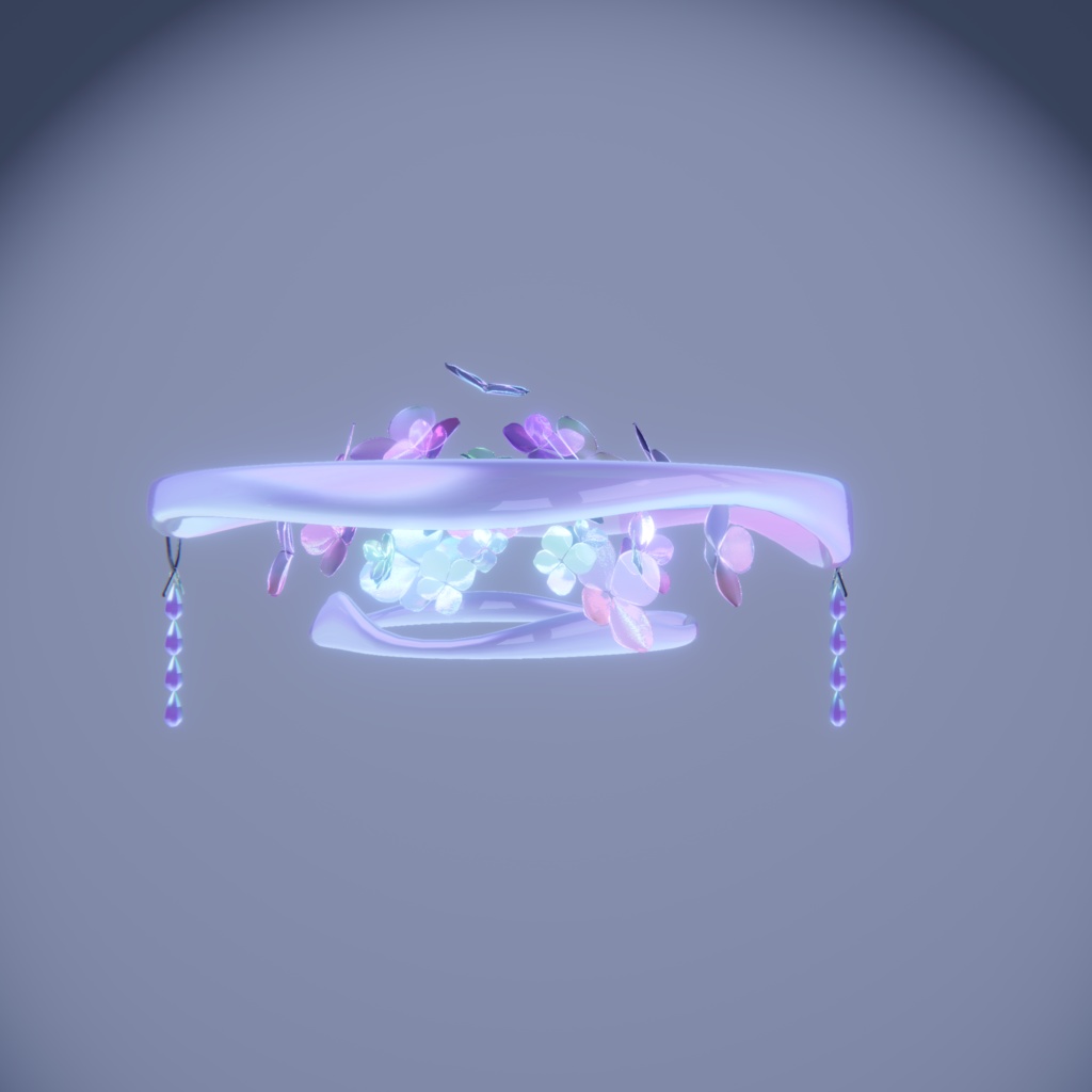 【VRChat想定】紫陽花のヘイロー