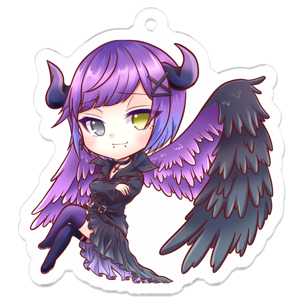 ロキさんイラストアクキー