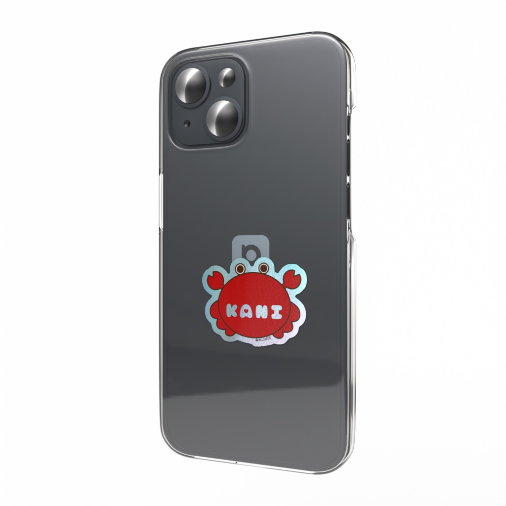 推しカラー🌈かにステッカー