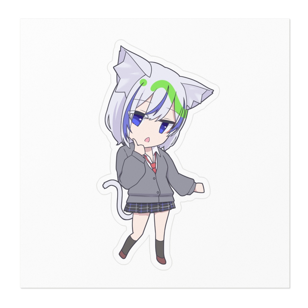 【二次創作】紡音れいJKステッカー