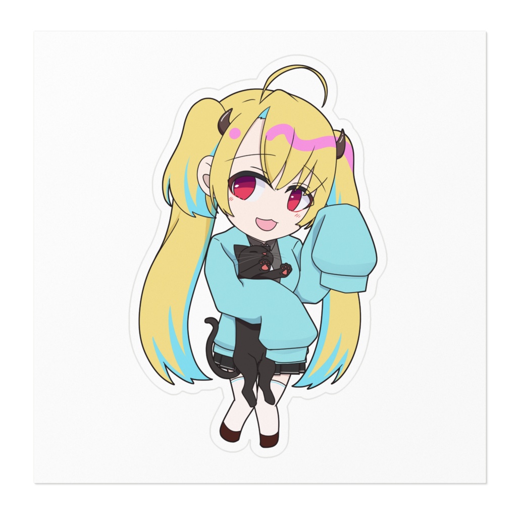 【二次創作】水瀬しあJKステッカー