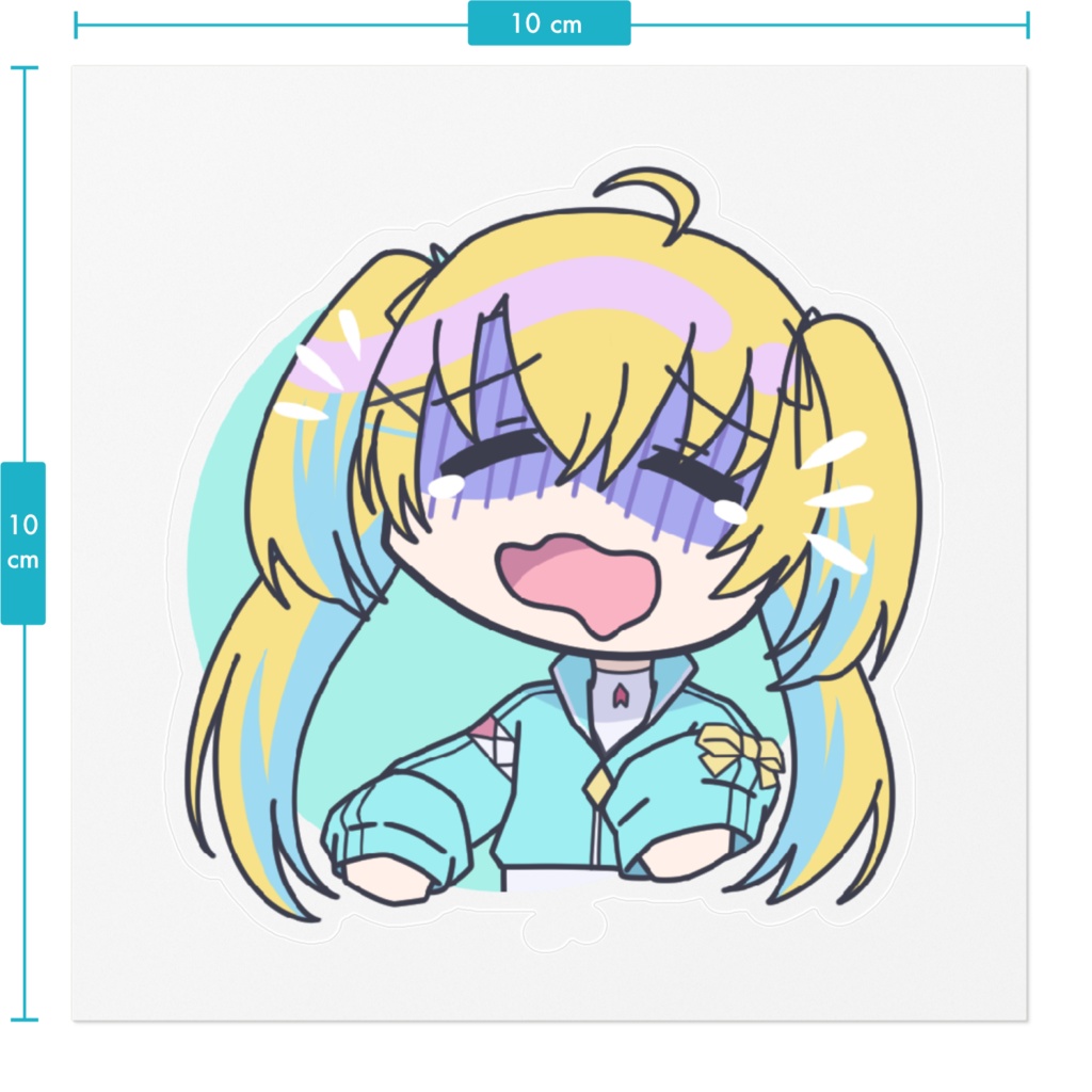 【二次創作】水瀬しあどぼじでステッカー